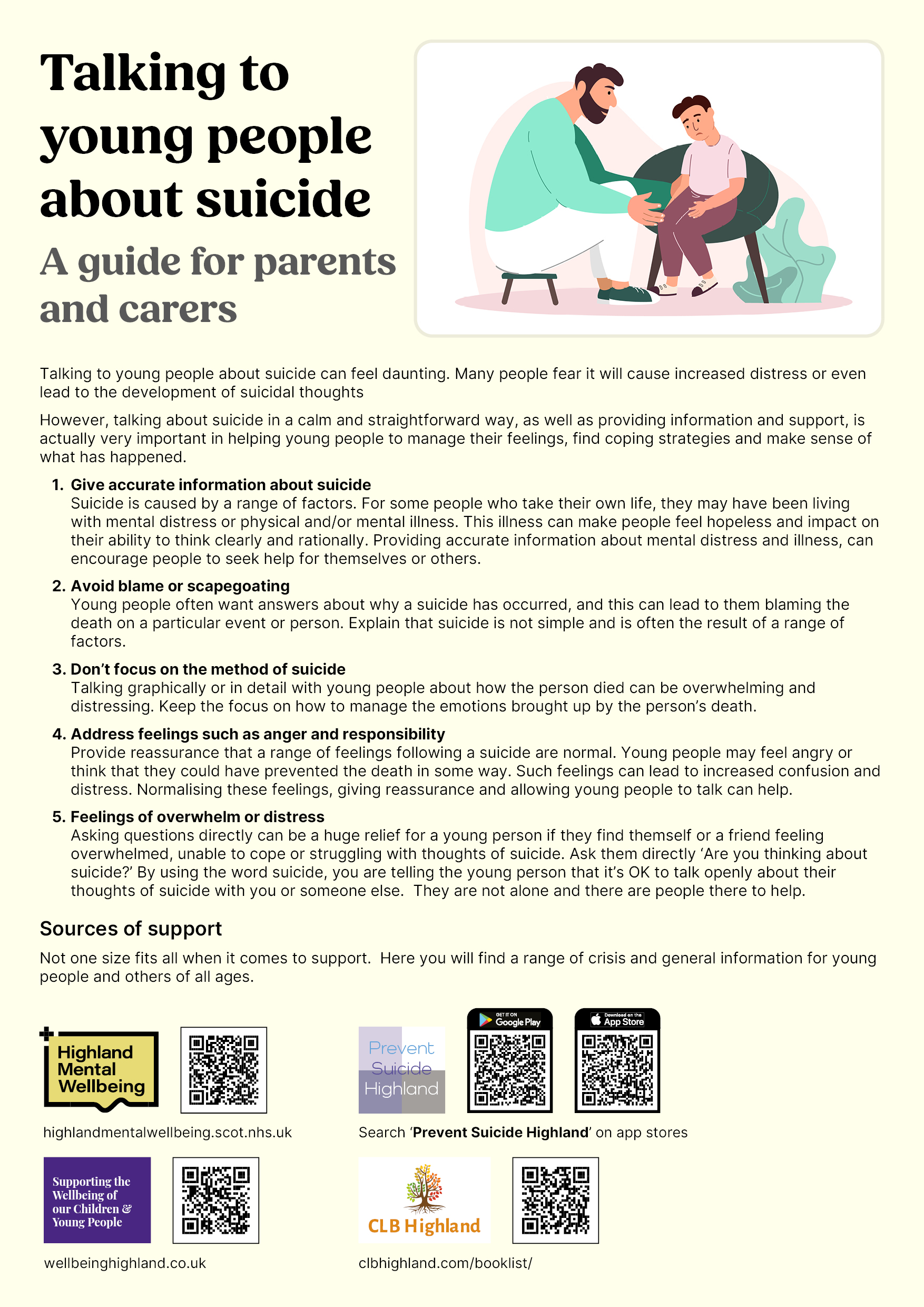 Talking to Young People about suicide